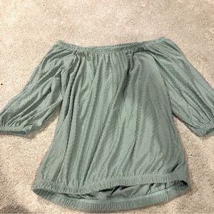 Elegantees Dot Shirt - teal